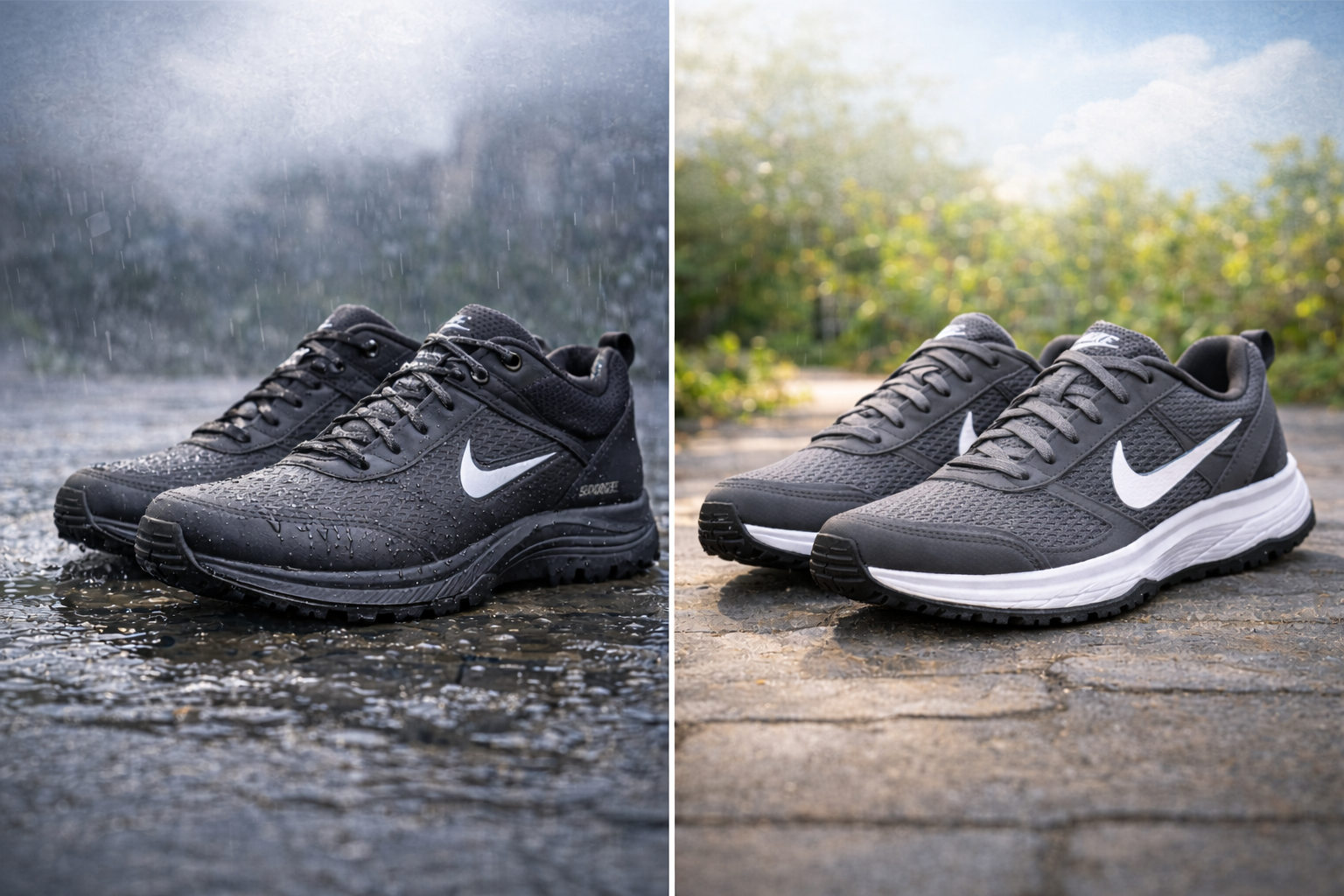 Waterproof and Breathable Walking Shoes